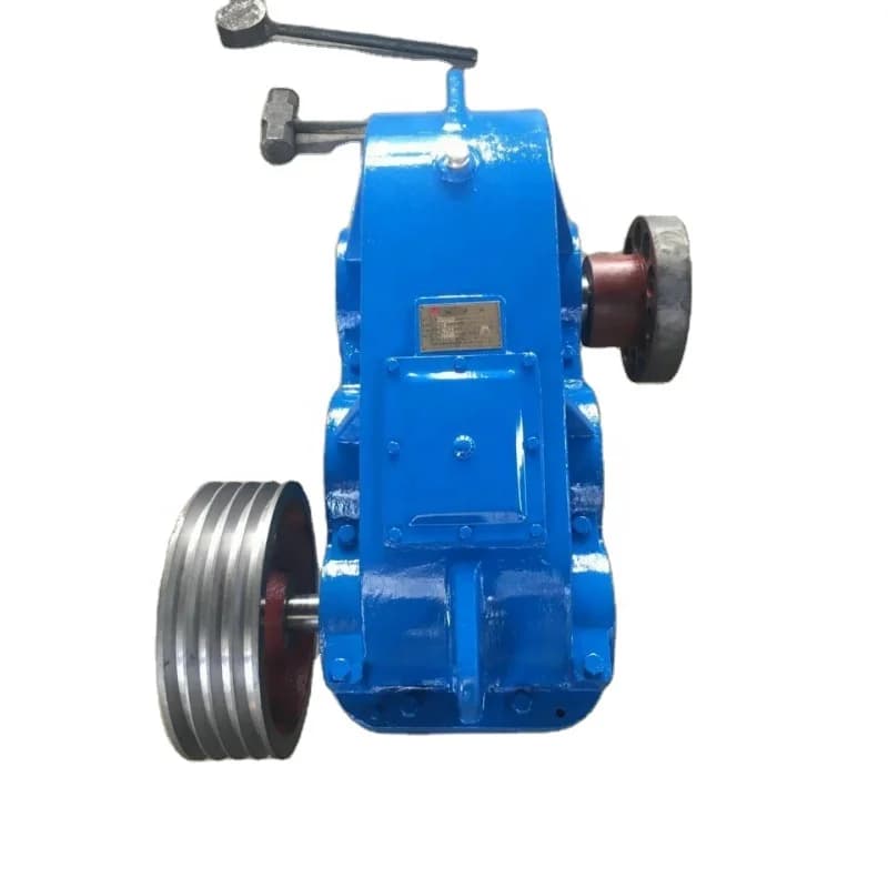 JZQ500-38.4 Gear Reducer Box with Belt Pulley 38