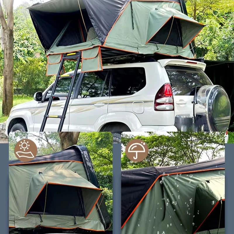 Hot Selling All-Weather Hard Shell Rooftop Tent Automatic Quick Setup Spacious for SUV Off-Road Overland Camping