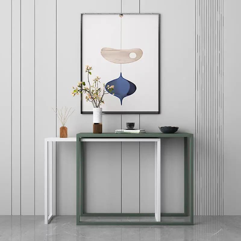 narrow entryway console tables metal modern display simple entrance table living room mueble recibidor de entrada home furniture