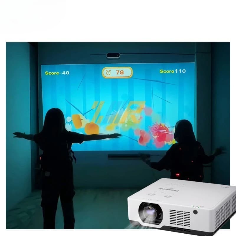 3D interactive somatosensory projection wall movement series holographic projection interaction