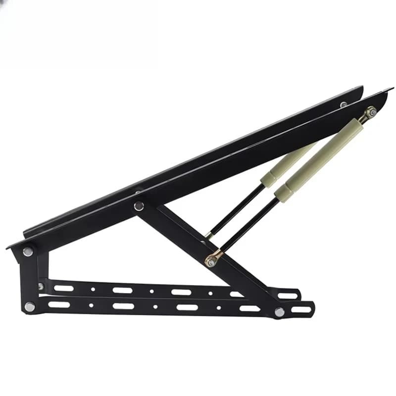 Hidden hardware, multifunctional folding heavy frame folding bed mechanism