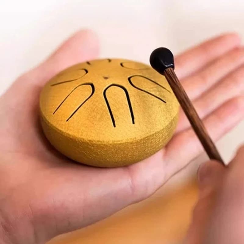 Ethereal drum, mini steel tongue drum, Buddhist sound , forget worries drum, obscure and easy to learn