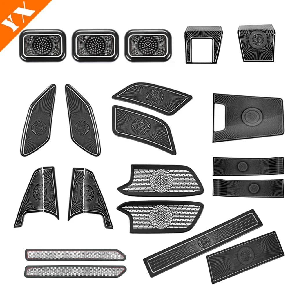 For Toyota ALPHARD VELLFIRE 40 Series 2024-2026 Car A-Pillar Horn Cover,Instrument Horn Cover,Door Horn Cover,Air Vent Cover