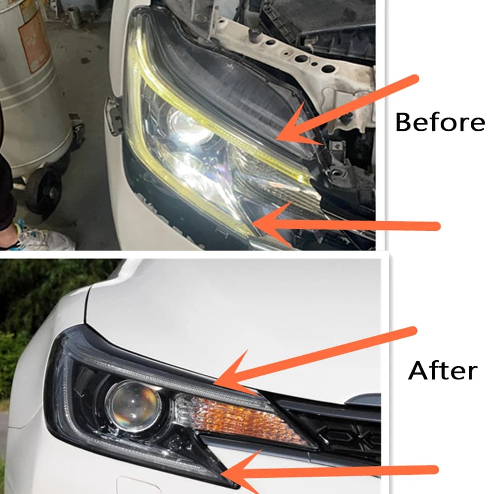 For Toyota Reiz 2013 2014 DRL Headlight Light Guide Plate Daytime Running Light Tube Car Daytime Running Light Bar