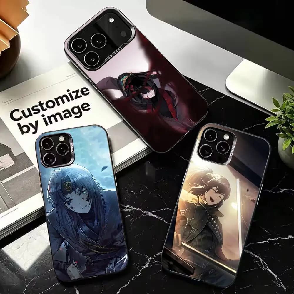 Hong Lu-Limbus C-Company Shockproof Silver Protective Phone Cover, Suitable for iPhone 11,12,13,14,15,16,17,Plus,Pro,Mini,Max