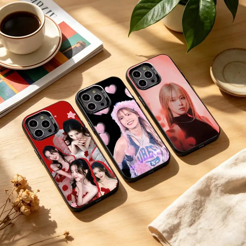 S-Singer I-IU L-Lee-Ji-Eun  Phone Case For iPhone17,16,15,14,13,12,11 Plus,Pro Max Black Candy silver phone case