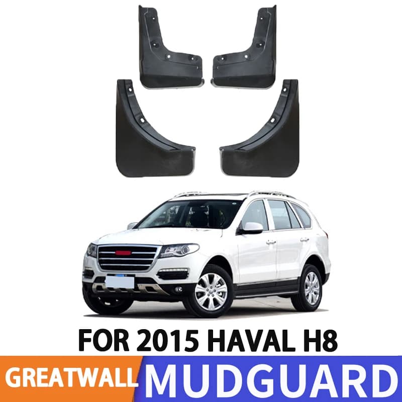 For 2012-2017 Great Wall HAVAL H8 Car Tire Fender Splash Guard Front and Rear Wheel Fenders