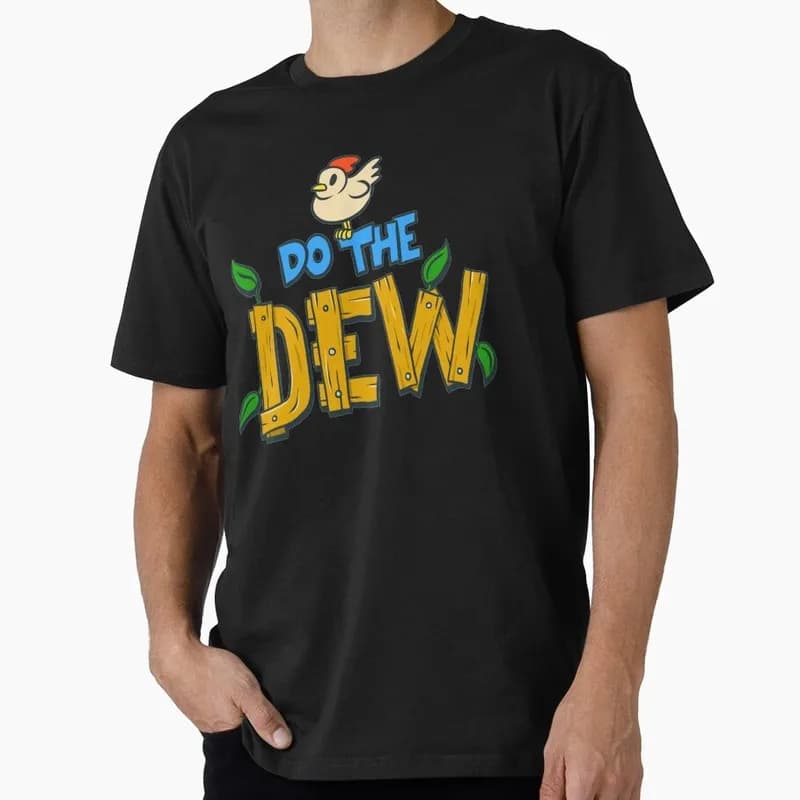 Do the Dew Stardew valley Cute Cartoon RPG Video game Gift T Shirt for Gamer Short sleeve Graphic Clothes All Size Tops