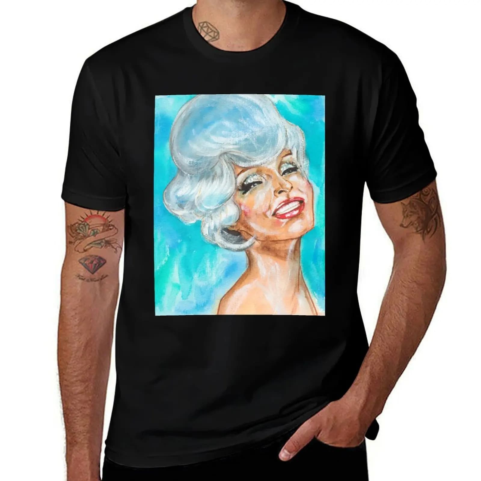 Linda Evangelista T-Shirt Daily Work Short Sleeve Top T-Shirt