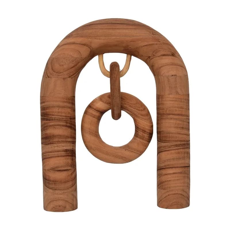 Handmade walnut decorative ornaments Home porch desktop arch modeling decoration