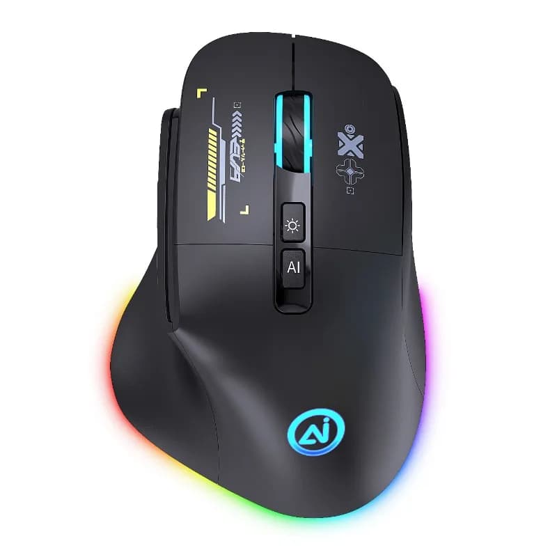 Intelligent three-mode wireless mouse form PPT copywriting painting multi-function smart mouse