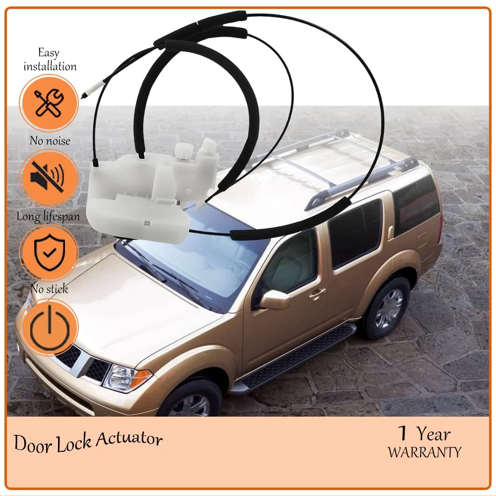 Front Right Passenger Side Door Lock Actuator Car Locks Compatible with Pathfinder Xterra 2005-2007 oem 80500ZP00A 80500ZP70A