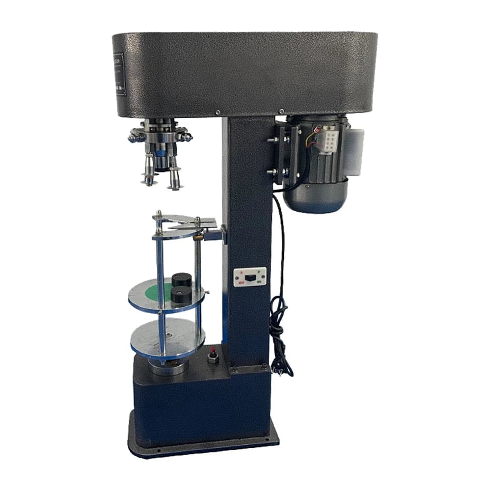 Semi-Automatic Metal Cap Sealing Machine for Glass Bottles/Screw Lid Capper 20-30mm Diameter