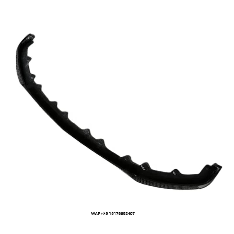 W12 Style Carbon Fiber Front Lip Front Bumper Lip Front Bumper Spoiler Body Kit forBentley Flying Spur 2020-2024