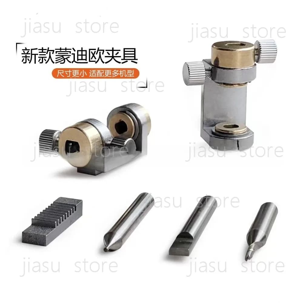 Special Key Clamp Jig Compatible with Mondeo Key Cutting Machine, Vertical Horizontal Auxiliary Fixing Fixture for Key Duplicati