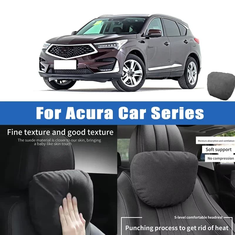 Top Quality Car Headrest Neck Support Seat Soft Neck Pillow Breathable For Acura RDX MDX TLX Integra CDX ZDX NSX TL TSX RDX CL