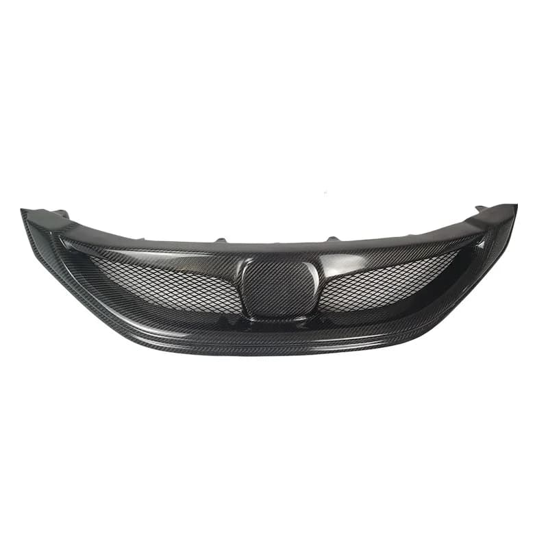 Carbon Fiber Front Grille for Honda Civic 9.5th Original Car Replacement Parts Auto Bumper Mesh Grille