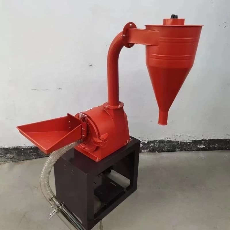 Dust-free self-priming corn grinder household small feed