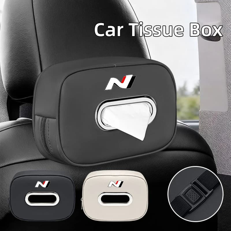 Car Seatback Tissue Box Holder Napkin Bag Armrest Paper Case Interior For Hyundai I30 I20 IX35 I40 Tucson Getz Sonata