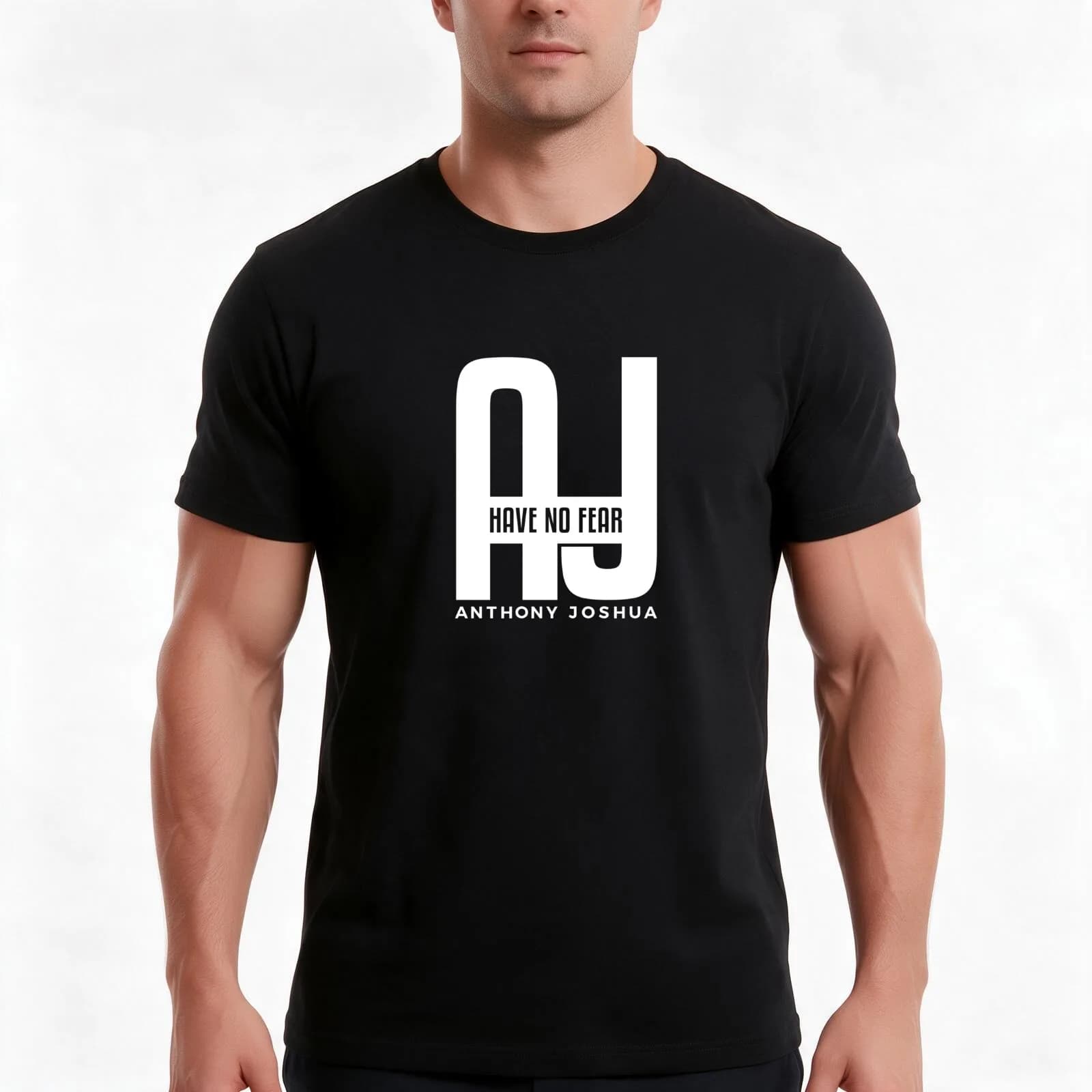 AJ Boxing T-Shirt, Summer Casual Cotton Tee, Oversized Streetwear Tops, Vintage Graphic Print, Loose Fit Short Sleeve