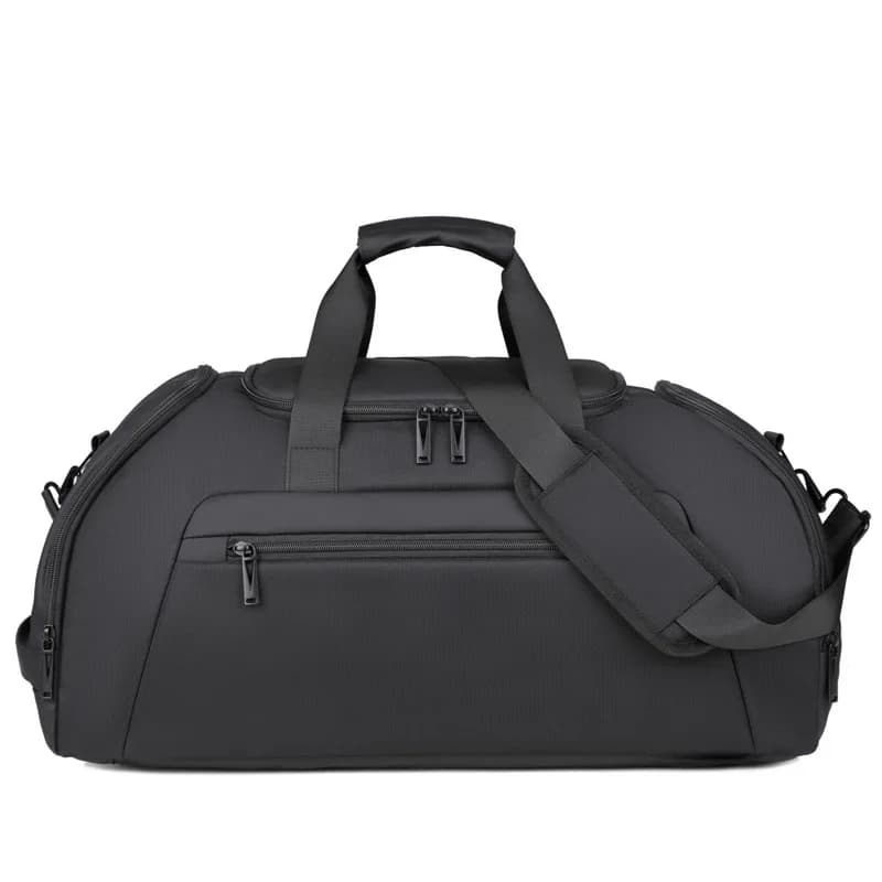 Vacuum backpack travel bag men's fitness training large capacity can double back dry and wet separation exercise