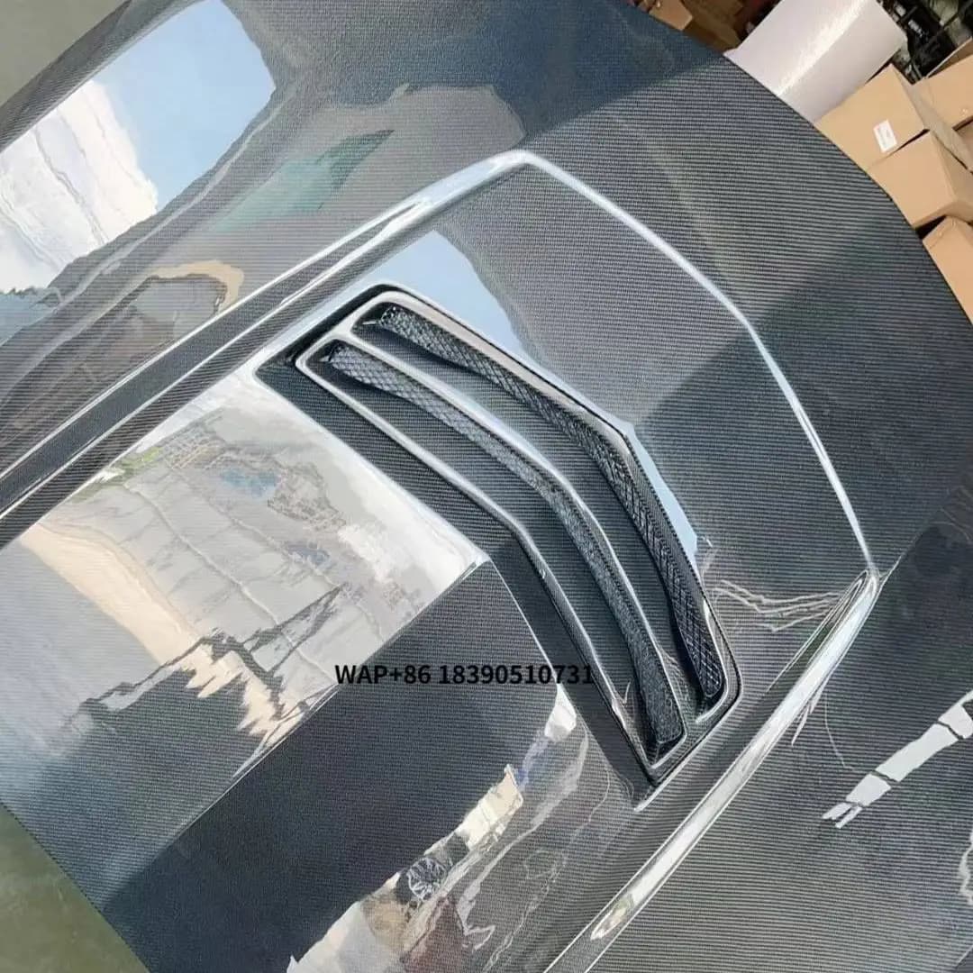 Car Bonnet Carbon Fiber Engine Hood for CT6 Hood Cover Body Parts Auto Accessories