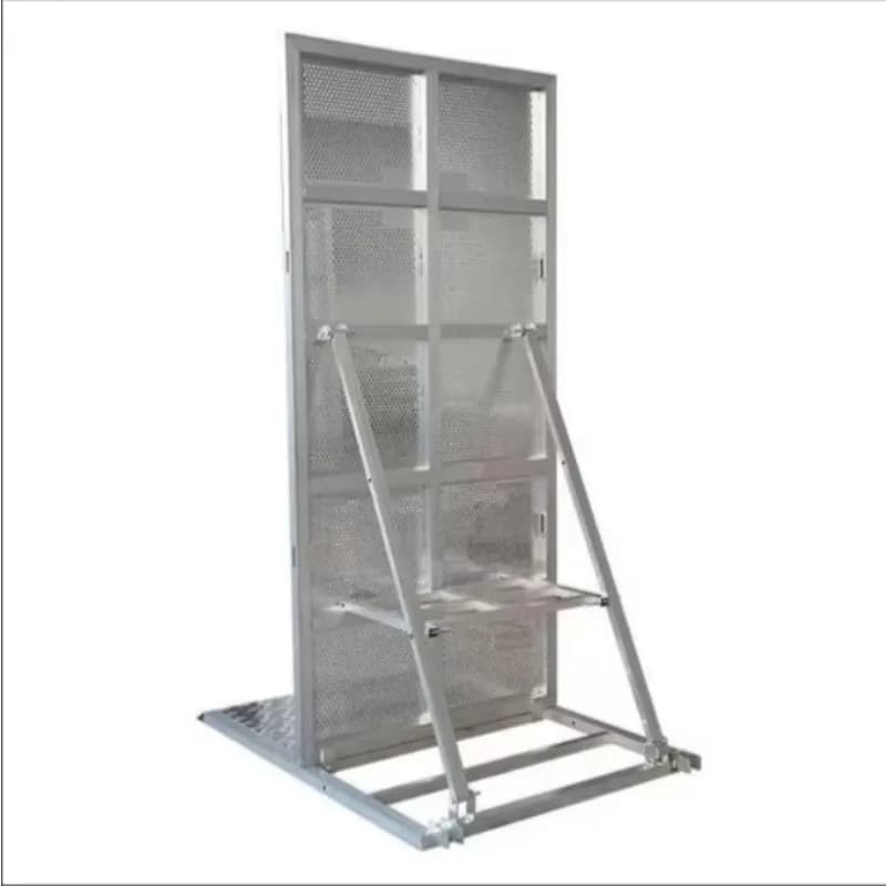 【Direct Factory Sale】Galvanized Steel Anti-Climb Explosion Proof Crowd Control Barrier Movable Metal Temporary Fence Foldable Sa