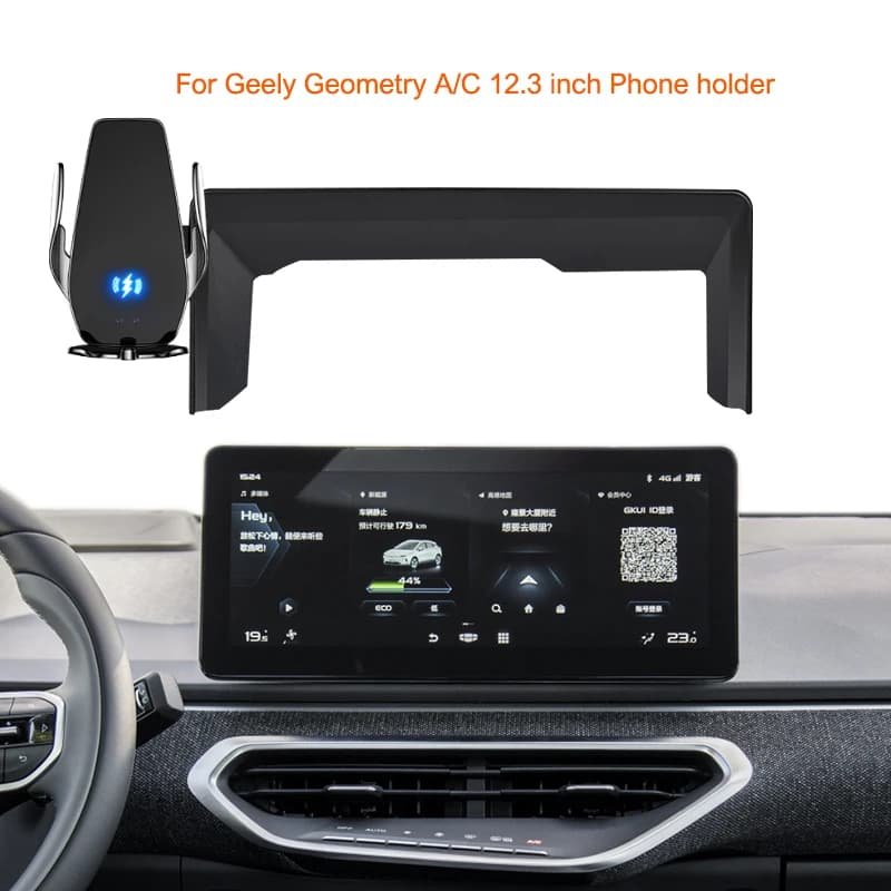 Mobile Phone Holder in Car 12.3 inch Screen Mount Smartphone Holder Support For Geely Geometry A C GPS Navigation Bracket