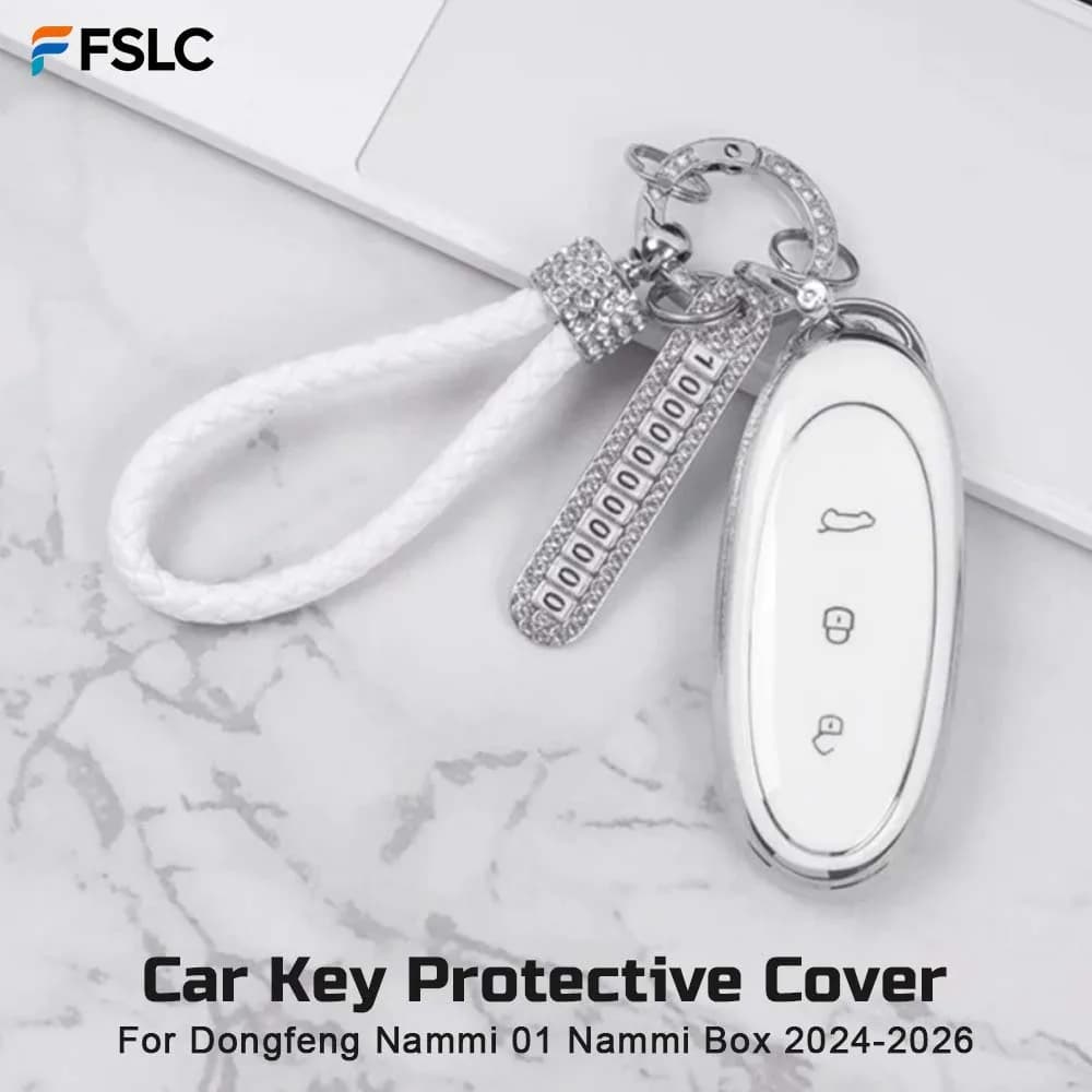 ⭐Genuine⭐ Car Key Protective Cover For Dongfeng Nammi 01 Nammi Box 2024-2026 Car Remote Control Protective Cover Fashion