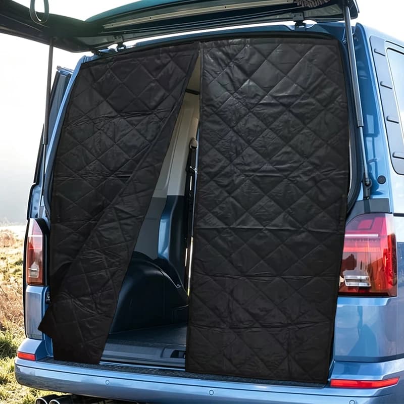 Magnetic Thermal Insulated Screen Curtain for Ford Transit Custom High Roof Tailgate Door Waterproof Weatherproof Keep Warm