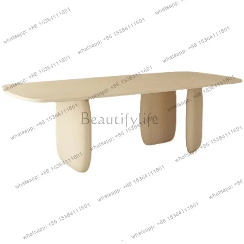 D14Modern Luxury Dining Table Design Wood Unique Nordic Study Dining Table Living Room Restaurant Mesas De Comedor Furniture H