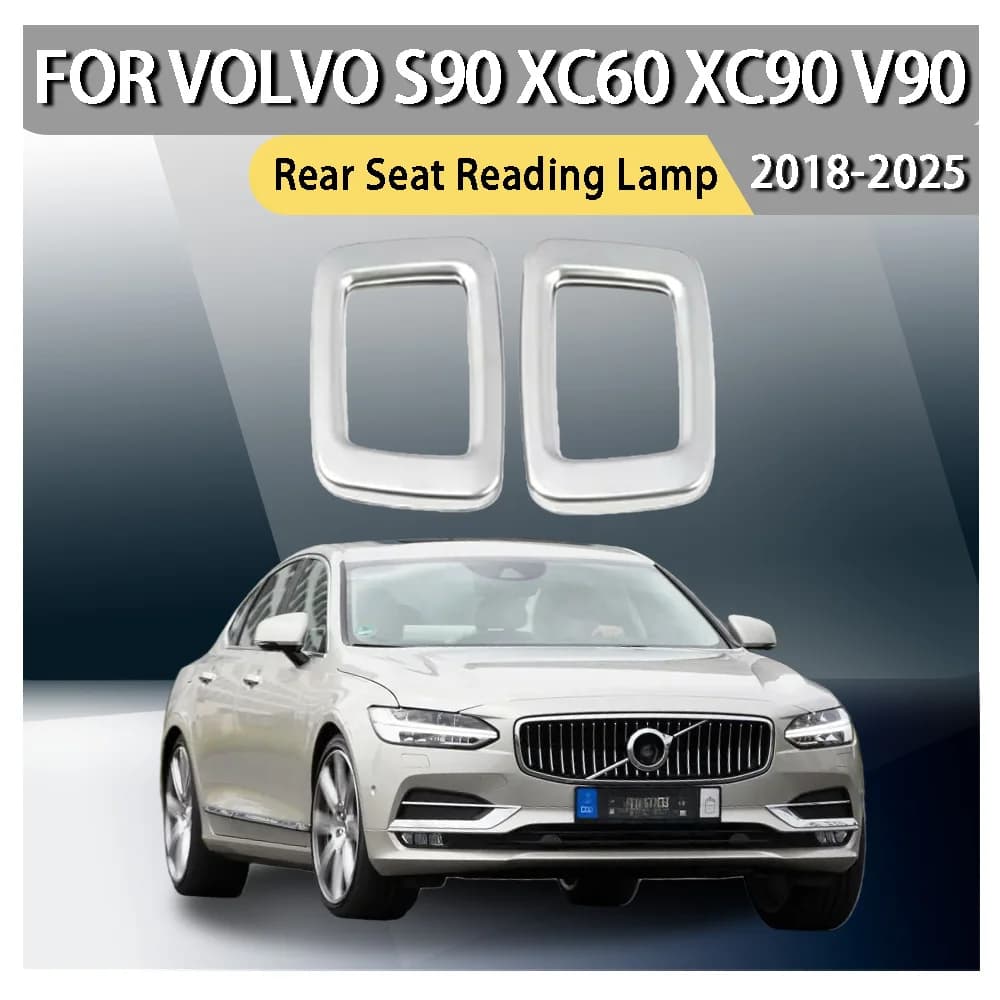 Car Decoration Rear Seat Reading Lamp For Volvo S90 XC60 XC90 V90 2018 2019 2020 2021 2022 2023 2024 2025 Car Upgrade