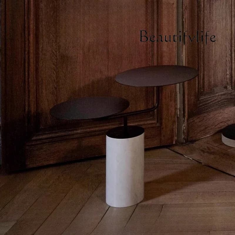 XX Nordic Natural Marble Living Room Sofa Side Table Modern Simple Bedroom Personalized Design Coffee Table