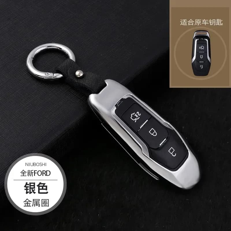 Keychain Key Cover Case for Ford 2015 2016 2017 Edge 2013 Mondeo 2016 Explorer