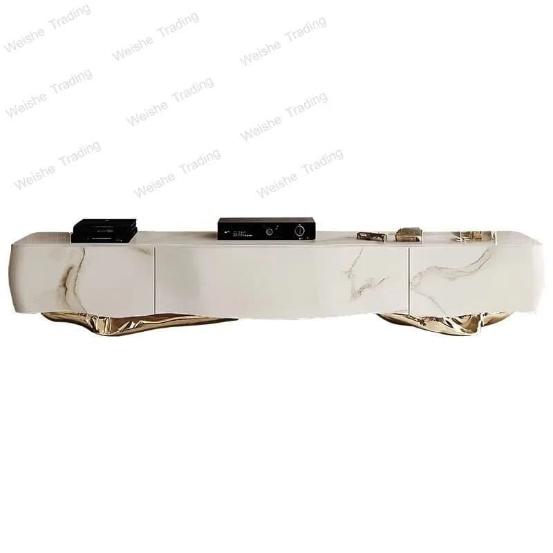 Design Art Aesthetics TV Floor Cabinet Villa Italian Furniture High Luxury International Pavilion