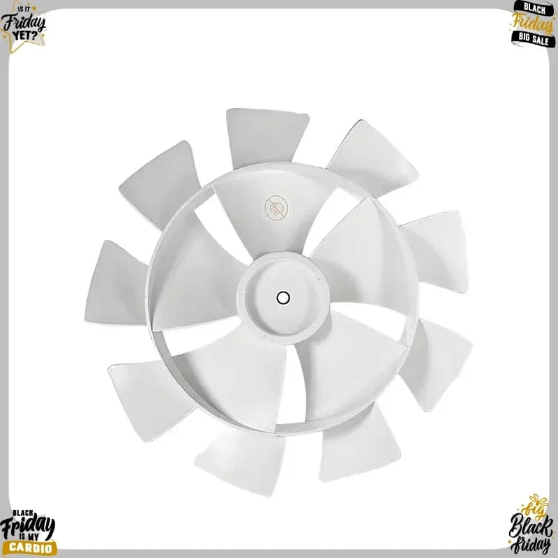 WZ-1Pcs for Midea Bugu Fan Parts BG-F2 Fan Blade 12 inch 9 Blade Diameter:30cm ABS