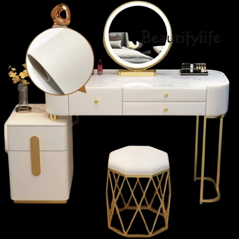 Y Bedroom Makeup Organizer Dresser Storage Drawer Modern Luxury Mirrors Dressers Lounge Nordic Wood Mesa De Maquillaje Furniture