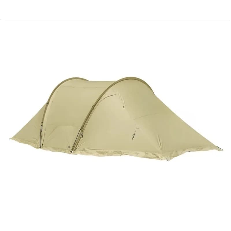 Outdoor sun and rain protection family camping tunnel tent