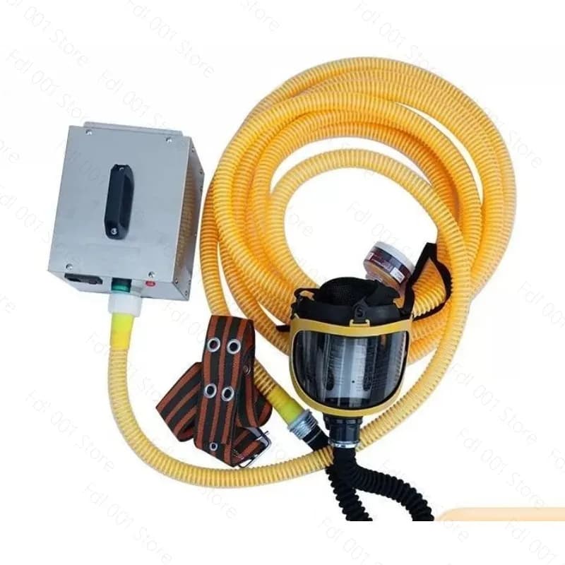 Convenient double three or four air anti-virus single filter emergency equipment air supply long tube respirator mask