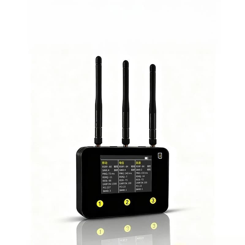 4G signal tester Three networks simultaneously test handheld networks to optimize mobile phone signal detection and analysis