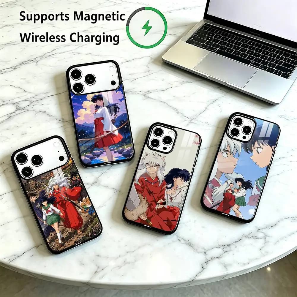 Inuyasha Kagome-E  Phone Case For iPhone18 17,16,15,14,13,12,11 Plus,Pro Supports Magnetic Wireless Charging Gift
