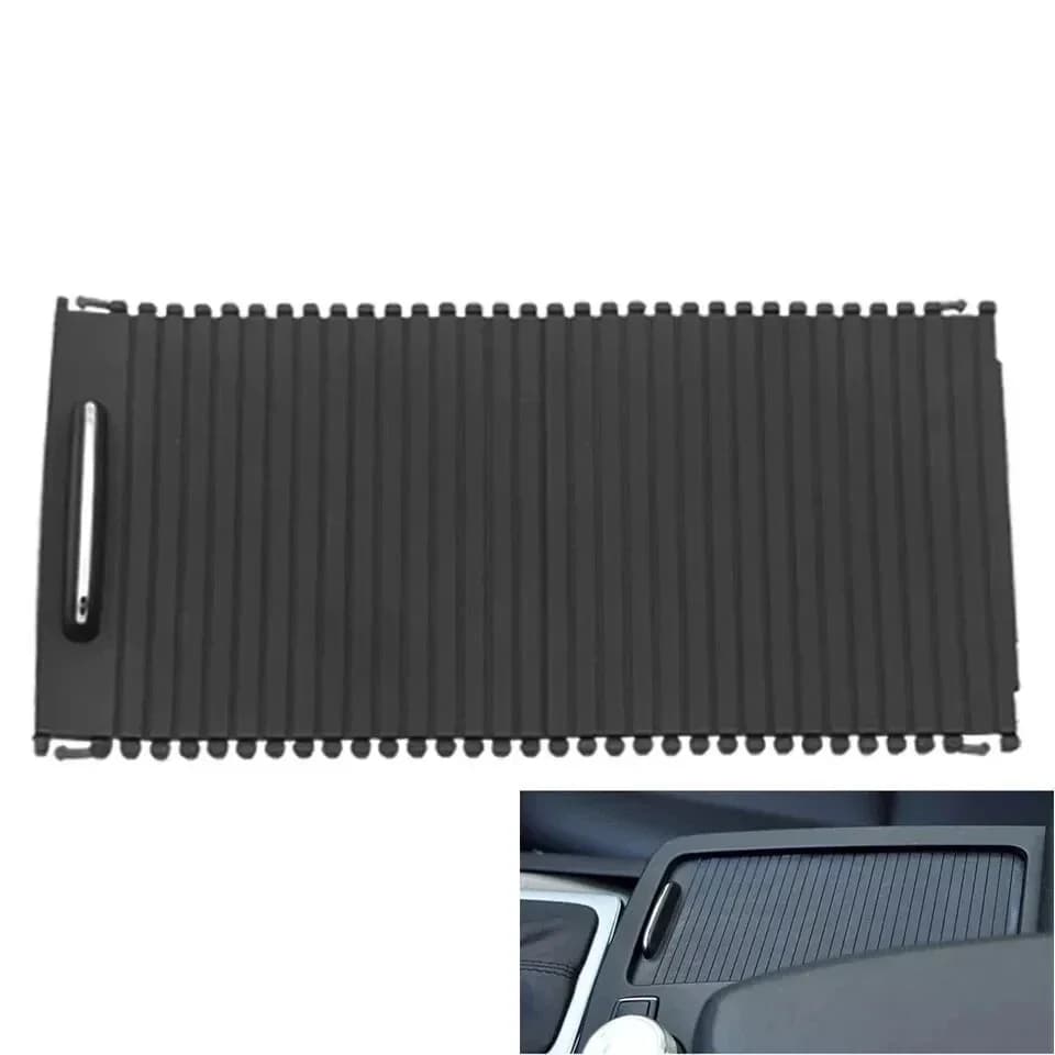 Black Car Inner Indoor Centre Console Roller Blind Cover For Mercedes Benz C Calss W204 S204 E Class W212 S212 2046807607