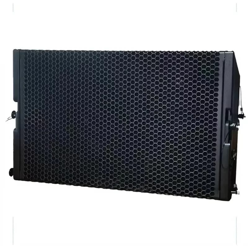 Outdoor Activities and Meeting Dual 8-inch Stacked 3-way Coaxial Array Speaker with Neodymium Magnet and Hi-Res Audio