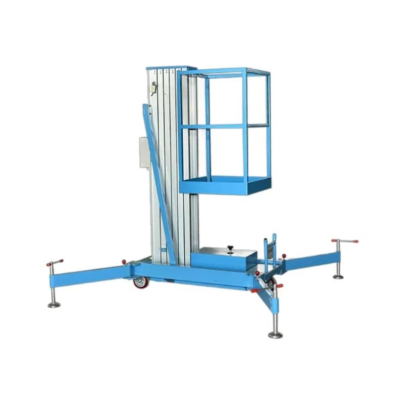 OEMSingle column aluminum elevator mobile hydraulic lifting table small electric lifting platform freight elevator
