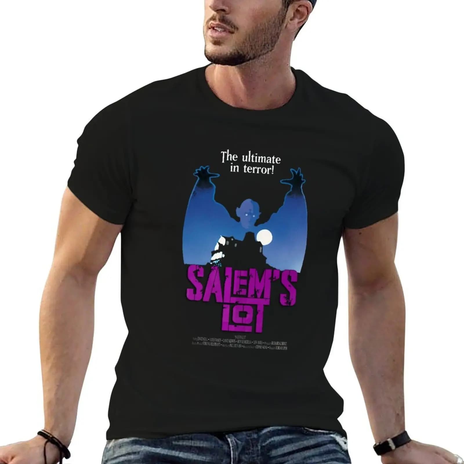 Salem_s Lot Poster Artwork T-Shirt oversizeds sports fans mens designer t shirt