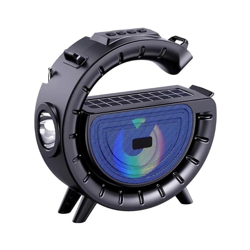 Portable Speaker Waterproof Outdoor Garden Speaker Solar Wireless Speaker with Solar Charging