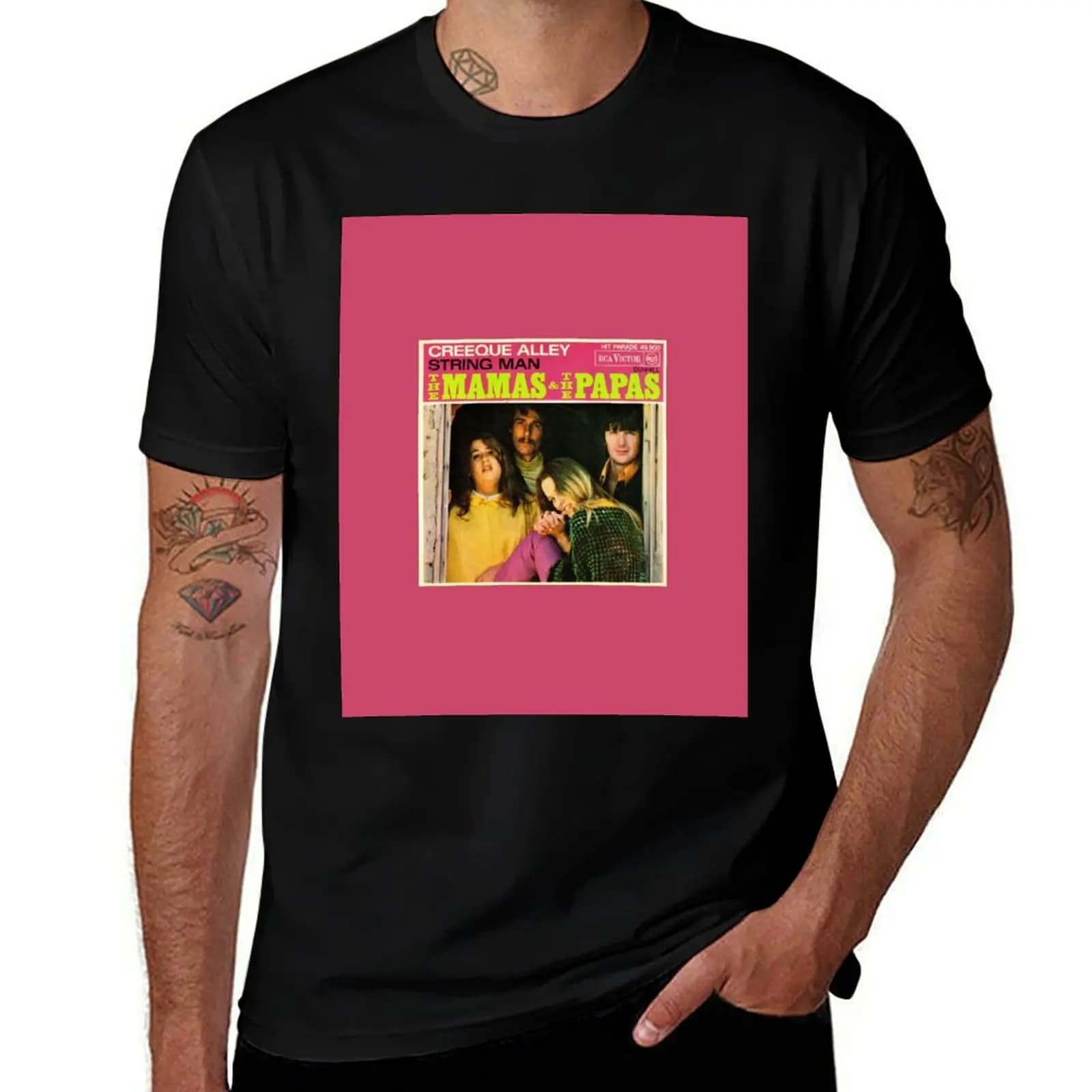 Mamas and Papas T-Shirt Street Fashion Casual Tee Shirt T-Shirt