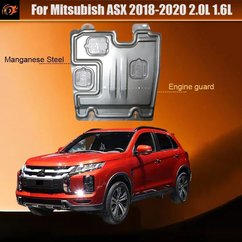 For Mitsubish ASX 2018-2020 2.0L 1.6L Protective Plate For Engine Chassis Guard Board Engine Protection Plate Multiple Material
