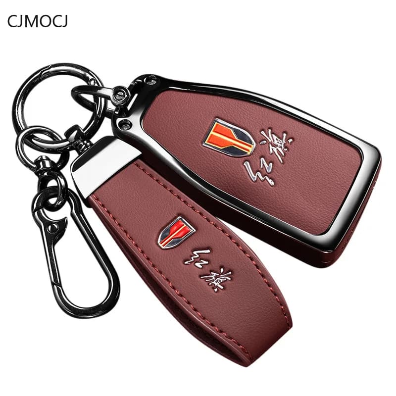 Premium Zinc Alloy Key Cover Case for Hongqi H5/H6/H9/Tiangang 08/HQ9 / HS5 / HS7 / HS3 / EH7 (2024) - Protective Key Fob Shell
