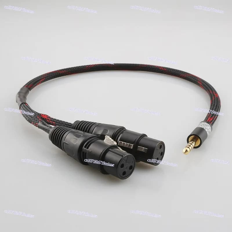 4.4mm To 2XLR Audio Cable Pha2a Wm1a 1z Zx300a 4.4 Double QNON Balanced Cable